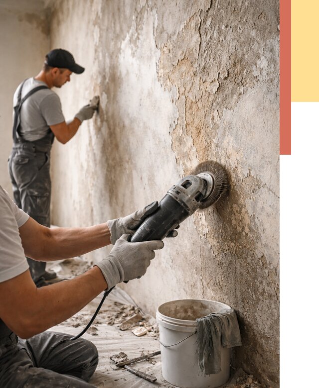 Снятие и удаление краски со стен в Твери от 2283 руб. — ОТДЕЛОЧНИК-Твр