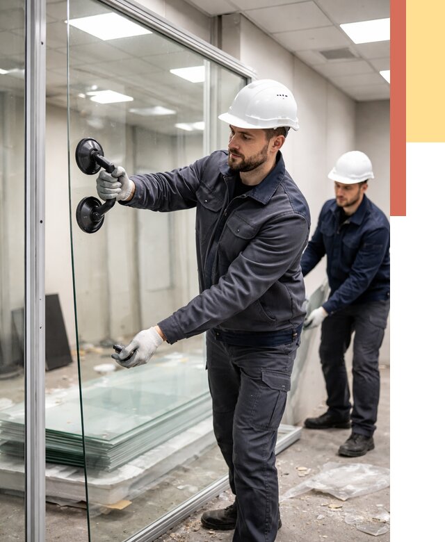 Демонтаж стеклянных перегородок в Твери от 3478 руб. — быстро и недорого | ОТДЕЛОЧНИК-Твр