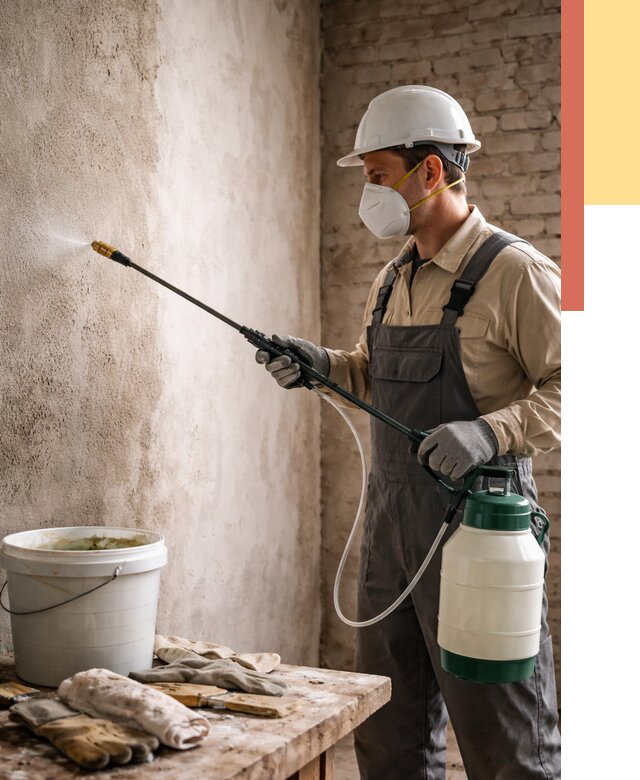 Антисептическая обработка стен в Твери от 1304 руб. — быстро и недорого | ОТДЕЛОЧНИК-Твр