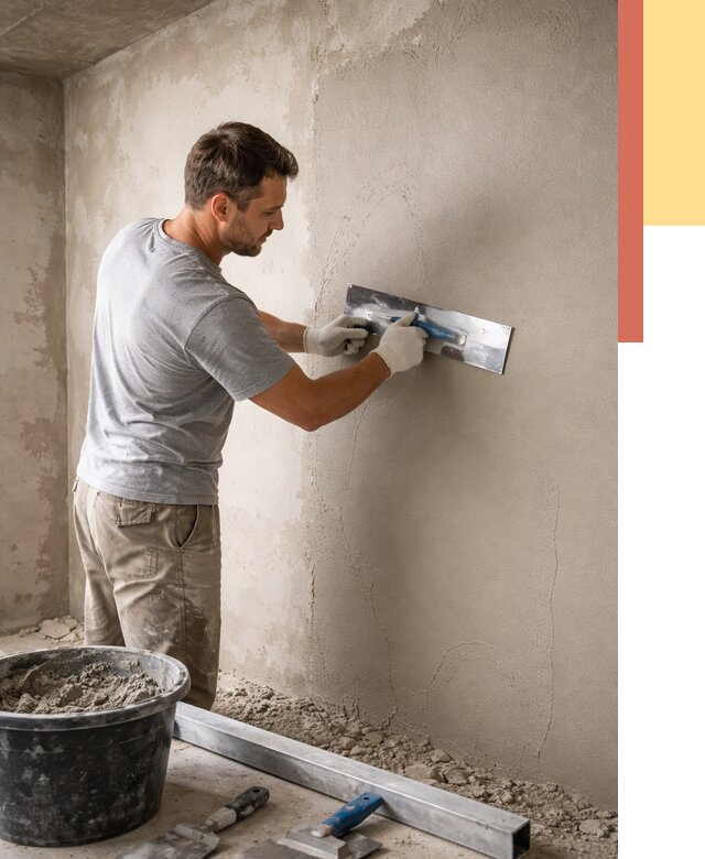 Штукатурка стен без маяков в Твери от 7826 руб/м2 — услуги и цена | ОТДЕЛОЧНИК-Твр