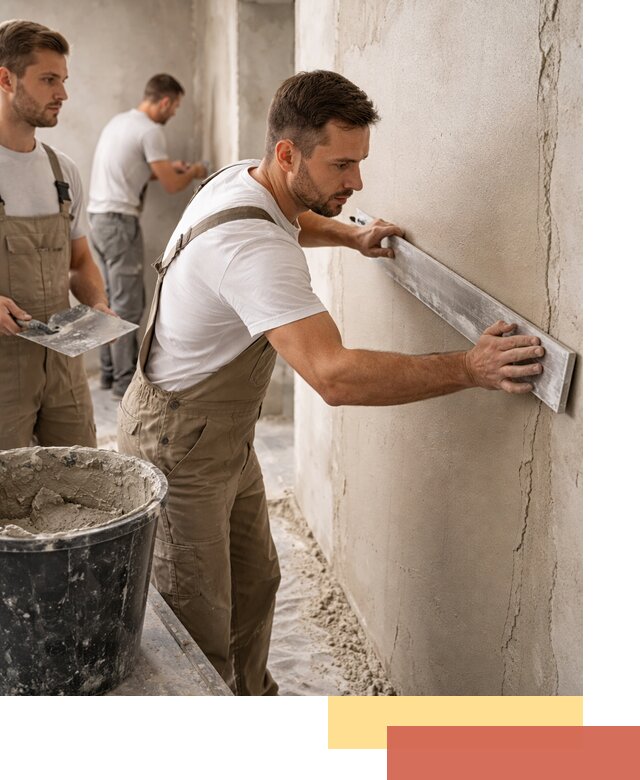 Штукатурка стен без маяков в Твери быстро и качественно