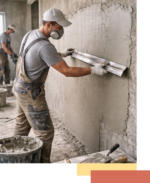 Штукатурка бетонных стен в Твери качественно и долговечно