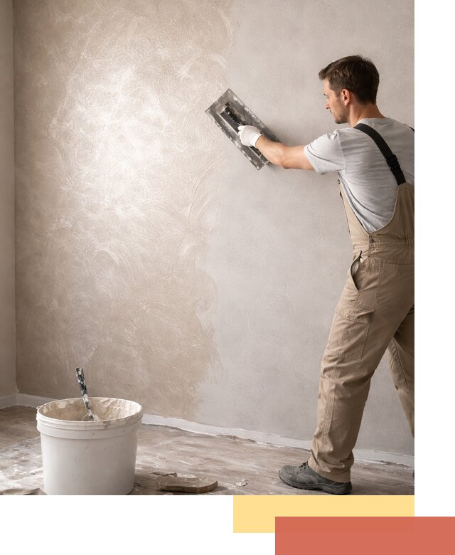 Декоративная штукатурка «Мокрый шелк» под ключ в Твери