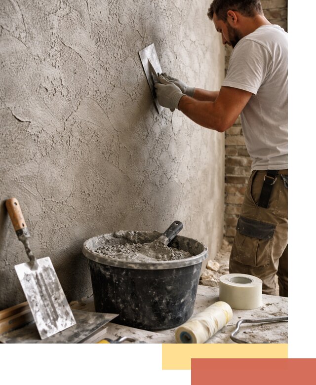 Декоративная штукатурка лофт в Твери — отделка стен и потолков