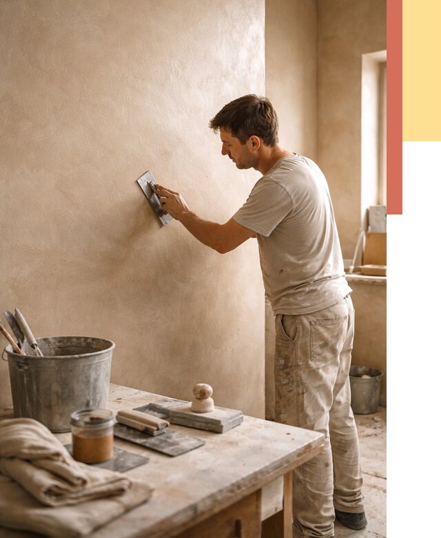 Марокканская штукатурка таделакт в Твери под ключ от 4565 руб. | ОТДЕЛОЧНИК-Твр