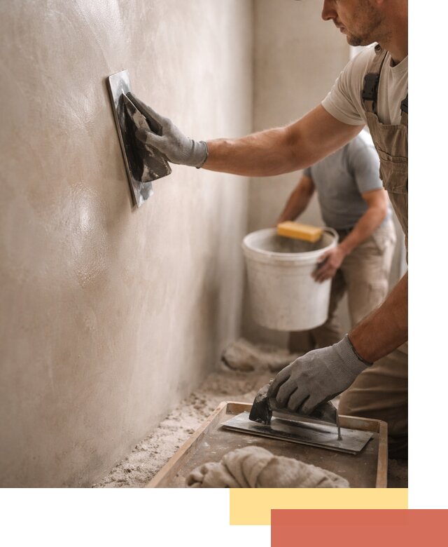 Нанесение марокканской штукатурки таделакт в Твери