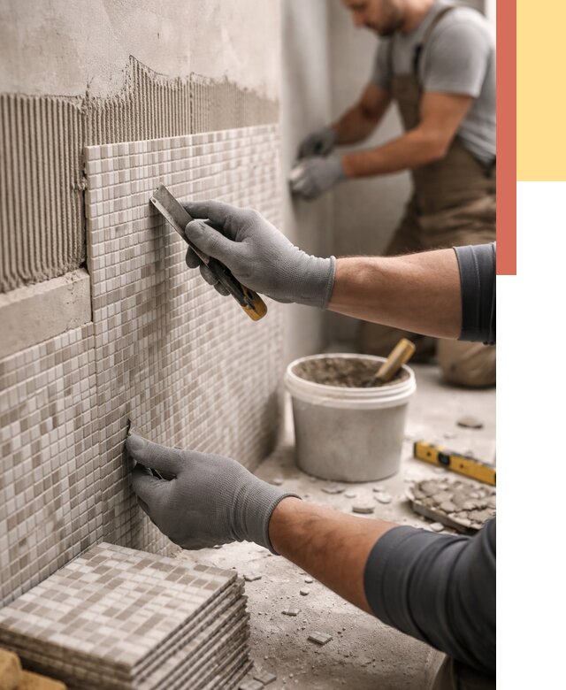 Облицовка стен мозаикой в Твери от 3478 руб/м2 — укладка мозаики на стены | ОТДЕЛОЧНИК-Твр