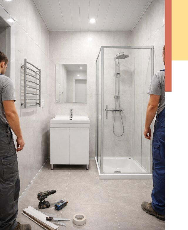 Отделка ванной комнаты панелями ПВХ в Твери от 4892 руб. за м2 | ОТДЕЛОЧНИК-Твр