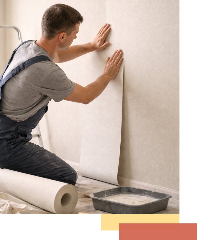 Поклейка флизелиновых обоев в Твери качественно и быстро