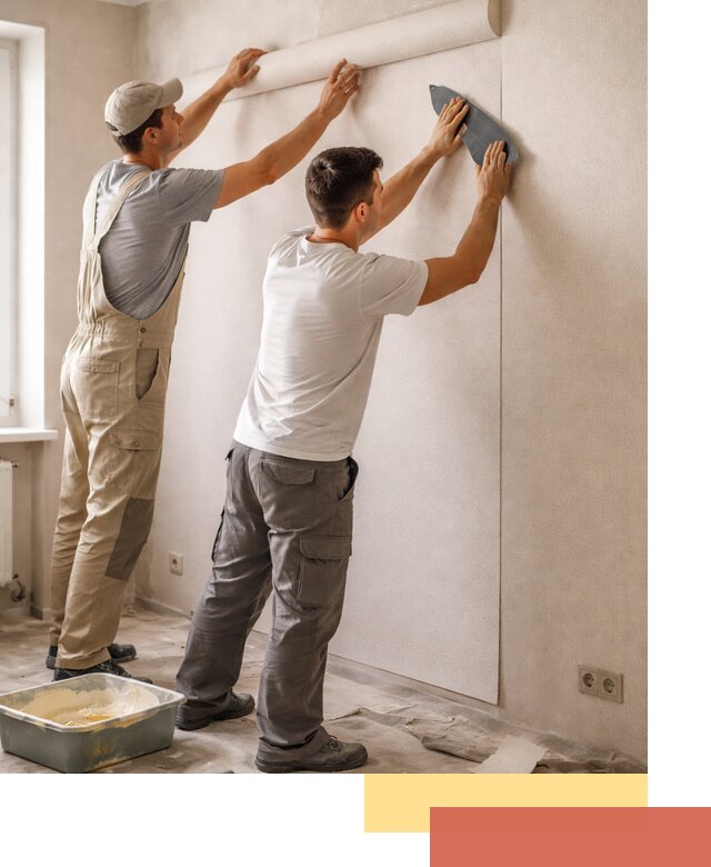 Поклейка виниловых обоев в Твери профессионально и качественно