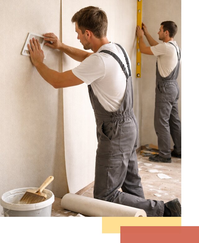 Поклейка бумажных обоев в Твери качественно и недорого