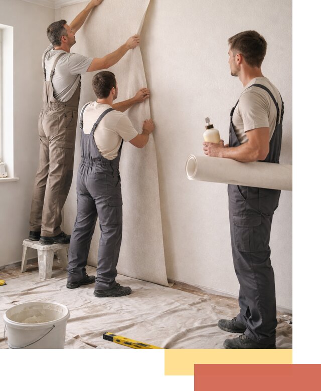 Оклейка стен обоями в Твери — качественно и профессионально