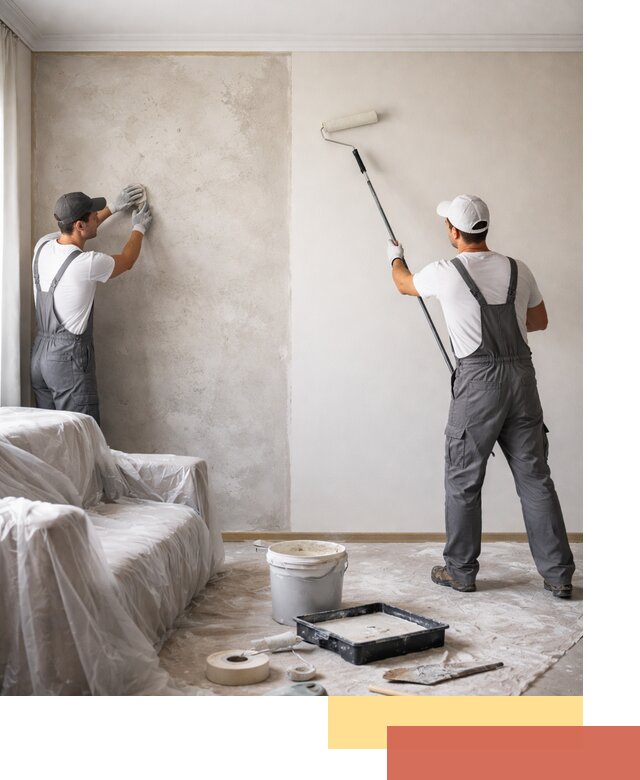 Покраска стен антивандальной краской в Твери