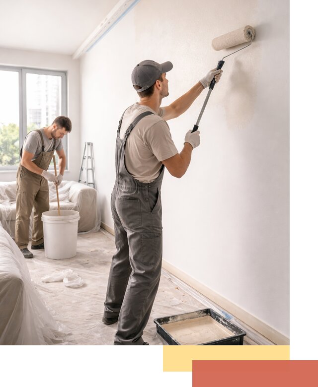 Покраска стен в офисе в Твери — быстрый и качественный ремонт