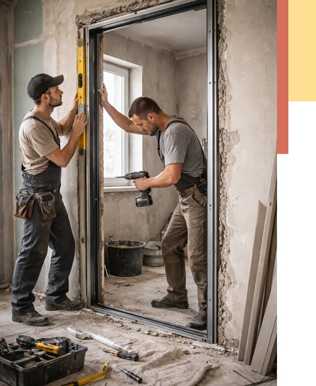 Закладка дверного проема в Твери от 3805 руб. — быстро и недорого | ОТДЕЛОЧНИК-Твр