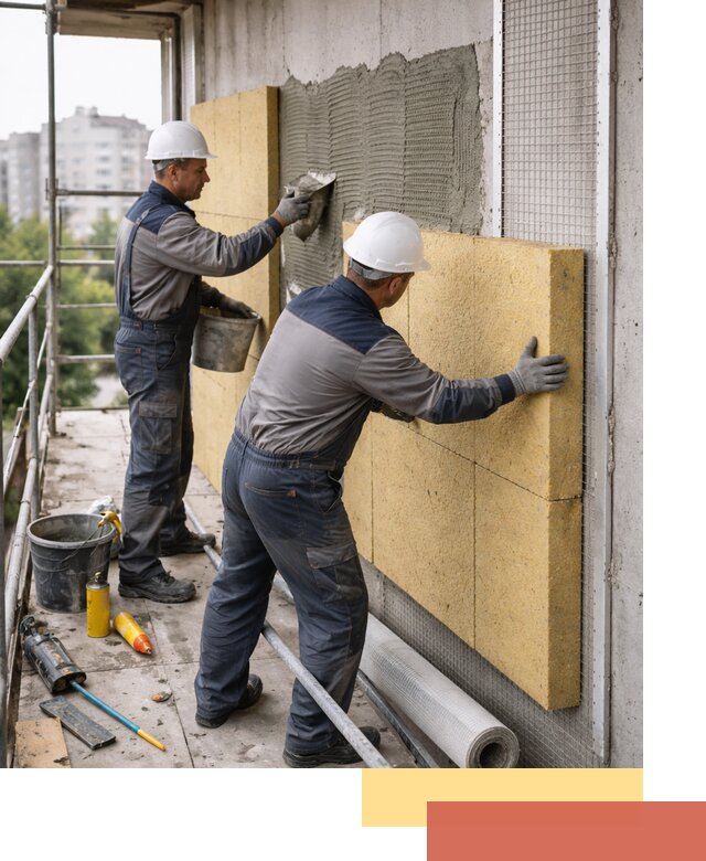 Утепление стен зданий и домов в Твери качественно и надежно