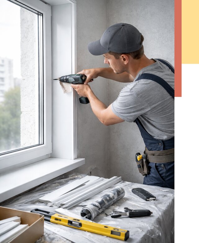 Установка пластиковых откосов в Твери от 2446 руб. | ОТДЕЛОЧНИК-Твр монтаж, быстро и недорого