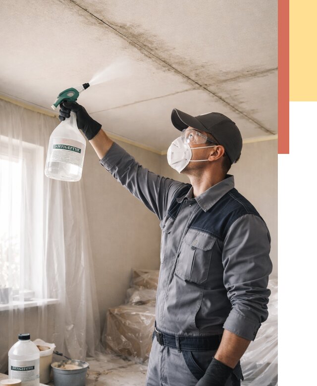 Антисептическая обработка потолка в Твери от 2718 руб. | ОТДЕЛОЧНИК-Твр