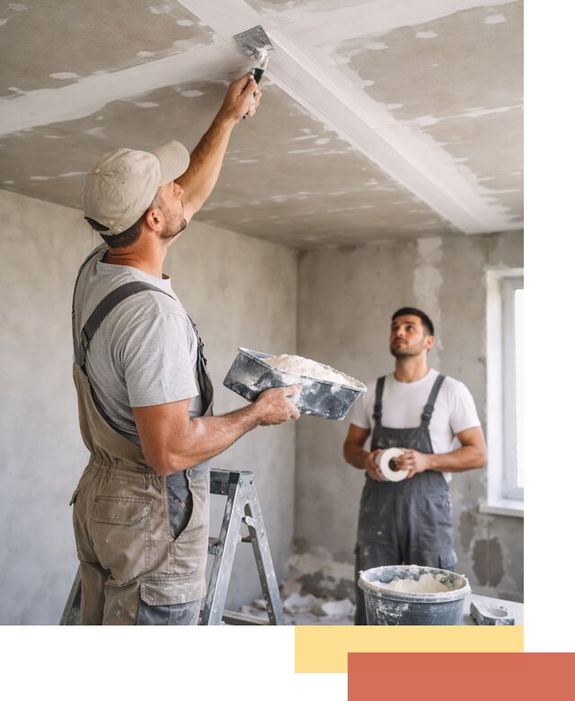 Обработка швов потолка ГКЛ в Твери: качественная заделка и шпатлевка