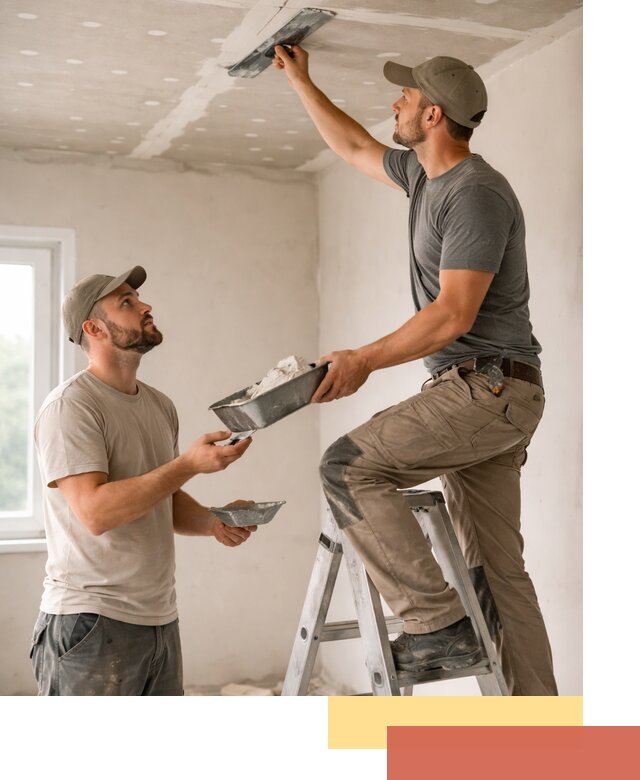 Шпаклевка потолка из гипсокартона в Твери качественно и быстро