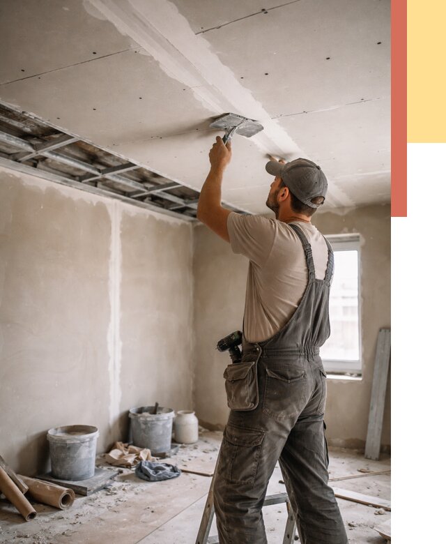 Ремонт потолка из гипсокартона в Твери от 707 руб./м² — быстро и недорого | ОТДЕЛОЧНИК-Твр