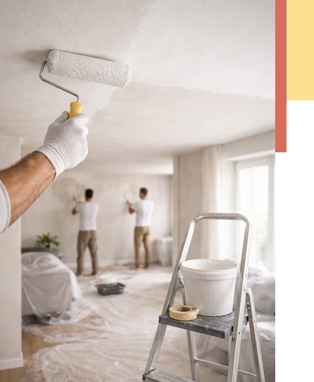 Покраска потолка акриловой краской в Твери от 2718 руб. | ОТДЕЛОЧНИК-Твр