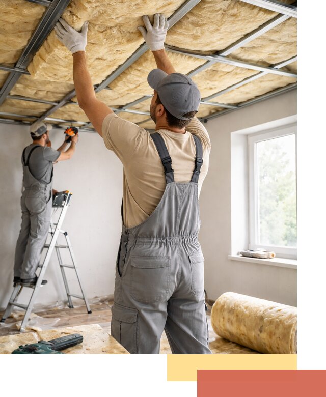 Утепление потолка под ключ в Твери качественно и быстро