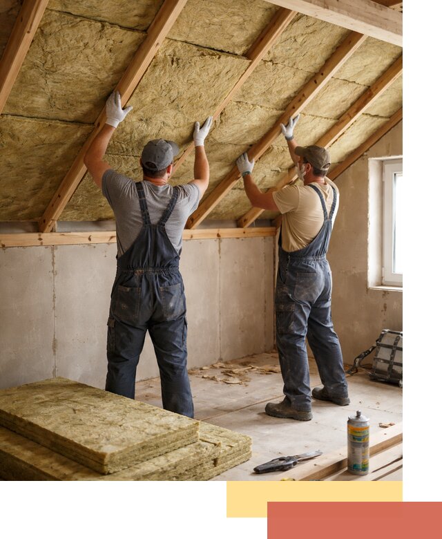 Утепление потолка минеральной ватой в Твери